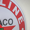 Licensed Texaco Gasoline Motor Oil Dome Metal Sign